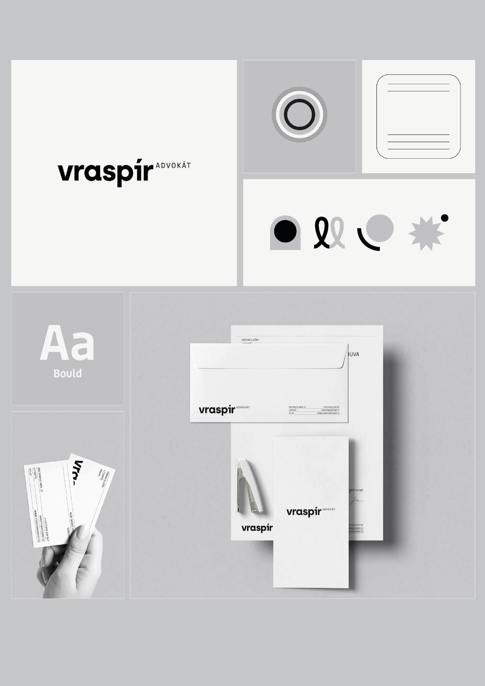 Vraspír advokát — identita a web — 2